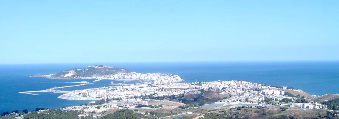 Ceuta vista desde el Mirador de Isabel II