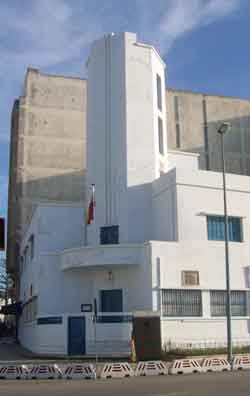 Consulado espaol en Larache, situado en el Balcn Atlntico, junto a la Plaza de la Liberacin.